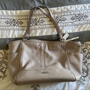 Authentic Coach bag, gray